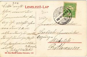1910 Petrozsény, Petrosani; Szurduki szoros, vasútállomás, Főgimnázium, Postahivatal, Kossuth Lajos ...
