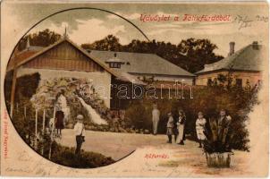 1900 Félixfürdő, Baile Felix; Hőforrás. Lang József kiadása / spa