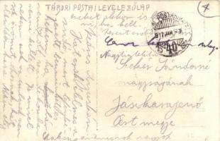 1917 Osztrák-magyar katonák ismétlőpuskákkal és védőszemüvegekkel felszerelkezve / WWI Austro-Hungar...