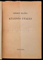 Szeben Klára: Különös utazás. Bp., 1941, Officina. Kiadói papírkötés, kopottas állapotban