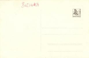 Buzinka, Saca (Kassa, Kosice); Semsey kastély és park, templom / castle and park, church. photo