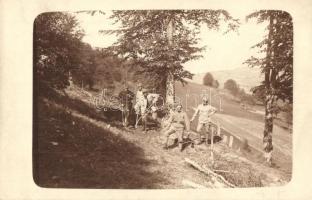 13 db régi első világháborús osztrák-magyar katonai fotó / 13 WWI Austro-Hungarian K.u.K. military p...