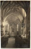 1930 Rozsnyó, Roznava; Főtemplom belső, oltár / church interior, altar. Rusák M. photo (kis szakadás / small tear)