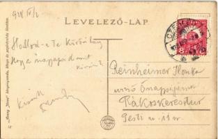 1928 Nagykőrös, Tűzoltó laktanya. Arany János könyvnyomda kiadása