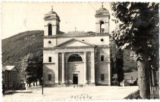 Jolsva, Jelsava; Római katolikus templom / Catholic church. J. F. Loskot photo (ragasztónyom / glue marks)