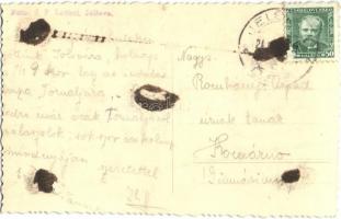 Jolsva, Jelsava; Római katolikus templom / Catholic church.  J. F. Loskot photo (ragasztónyom / glue...