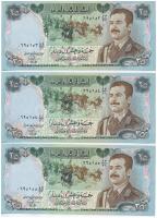 Irak 1986. 25D (6x) sorszámkövetők T:I
Iraq 1986. 25 Dinars (6x) sequential serials C:UNC
Krause 7...