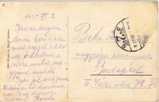 1915 Máramarossziget, Sighetu Marmatiei; Kir. törvényszék, piaci árus üres standja / court of justic...