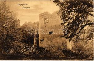 1911 Zayugróc, Ugrócváralja, Uhrovec; Öreg vár / old castle (EK)