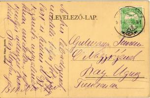 1911 Zayugróc, Ugrócváralja, Uhrovec; Öreg vár / old castle (EK)