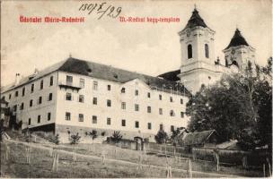 1907 Máriaradna, Radna; Kegytemplom és zárda / church and nunnery (EK)