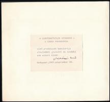 1987 2 db eredeti fényképpel ellátott gratuláló okmány a budapesti Bábszínház által bemutatott &quot...