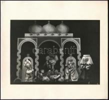 1987 2 db eredeti fényképpel ellátott gratuláló okmány a budapesti Bábszínház által bemutatott &quot...