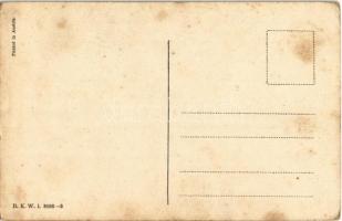 Boldog Karácsonyi Ünnepeket! / Christmas greeting art postcard with dwarf. B.K.W.I. 3098-3. s: Hatz ...