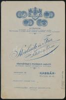 cca 1898 Huszártiszt, keményhátú fotó Skalnik és Fia kassai műterméből, 16,5×11 cm