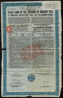 Budapest 1924. "A Magyar Királyság 1924. évi Államkölcsöne" 7 1/2%-kal kamatozó államadóss...