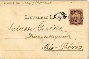 1900 Abony, Gróf Keglevich és Antos kastély, Báró Harkányi nyaraló (EM)