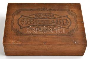 Gerbeaud fa doboz, 19,5×13,5×5,5 cm