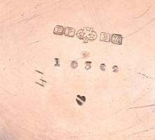 Borhűtők. 2 db jelzett ezüstözött alpakka, bacchanália jelenettel / Hallmarked alpacca wine coolers ...