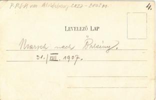 Gyón, utcaképek, Hajnal László-féle üzlet és saját kiadása  (EK)