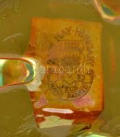 Zsolnay eozin mázas nyuszi, jelzett, hibátlan, m:7 cm,