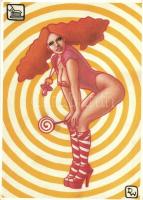 5 db MODERN erotikus motívumlap / 5 MODERN erotic motive cards