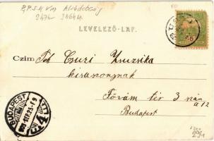 1903 Bugyi, Tüchler József és Fia üzlete, érc és fa koporsó