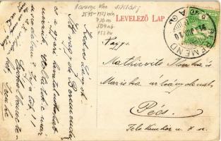 1913 Beremend, utcakép a községházával (EK)