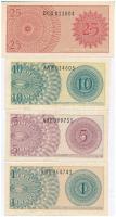 Indonézia 1954. 2 1/2R + 1956. 1R + 1958. 5R + 1964. 1s + 5s + 10s + 25s + 50s T:I 
Indonesia 1954....