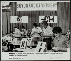 Budapesti események fotói, 3 db feliratozott MTI sajtófotó, 24×20 cm