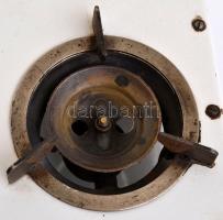 Retró zománcozott fém gázégő, m: 10 cm