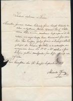 1871 Ráckeresztúr, Ex offo levél viaszpecséttel