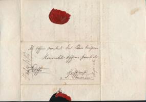 1871 Ráckeresztúr, Ex offo levél viaszpecséttel