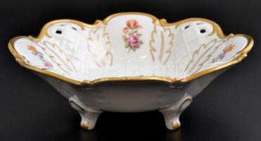 Reichenbach gyümölcsöstál, matricás, jelzett, hibátlan, d:28 cm