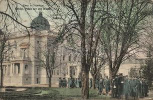 Belgrade palace with the guards