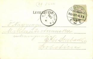 1905 Szombathely, Pályaudvar, vasútállomás, villamos (EK)