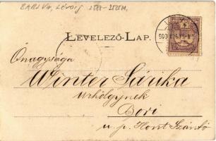 1900 Nagysalló, Tekovské Luzany, Velké Sarluhy; Honvéd emlék, Fő utca, Hricsovszky Ferenc hangszer-i...