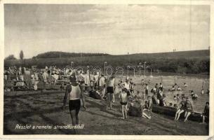 Gyula, Remetei strandfürdő, fürdőzők (EK)