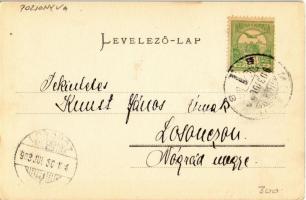 1903 Modor-Harmónia, Modor, Modra; Mühlhaus villa. Blau Béla kiadása / villa