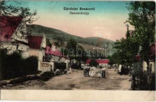 1916 Bosác, Bosaca; Nemesváralja (Nemes-Podhrágy), utca / Zemianske Podhradie, street