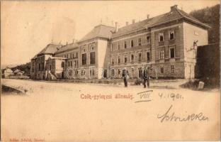 1901 Gyimesbükk, Ghimes-Faget (Csík-Gyimes); vasútállomás. Adler Alfréd / Bahnhof / railway station