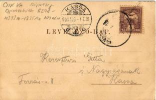 1901 Gyimesbükk, Ghimes-Faget (Csík-Gyimes); vasútállomás. Adler Alfréd / Bahnhof / railway station