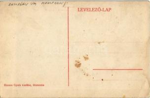 Homonna, Homenau, Humenné; Kossuth Lajos utca, Fonciere pesti biztosító intézet ügynöksége, üzlet. H...