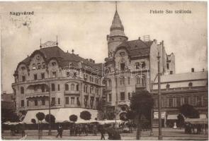 Nagyvárad, Oradea; Fekete Sas szálloda, Gyógyszertár, üzletek / hotel, pharmacy, shops