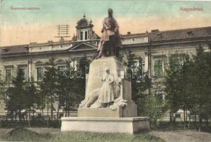 1912 Nagyvárad, Oradea; Szacsvay szobor / statue (EK)