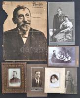 cca 1900-1960 báró Dóczy Lajos (1845-1918) újságíró, költő, Andrássy Gyula miniszterelnök fogalmazój...