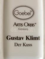 Goebel Klimt kis váza, matricás, jelzett, hibátlan, m:10,5 cm