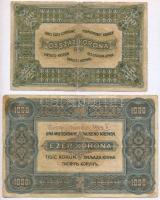 1920. 500K "Orell Füssli Zürich" + 1920. 1000K "Orell Füssli Zürich" T:III-
Ada...