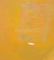 Zsolnay eozin mázas váza, jelzett, kopásnyomokkal, m: 21 cm