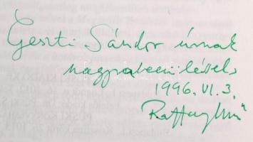 Raffay Ernő: Magyar tragédia. Trianon 75 éve. Dedikált. Bp., 1995. Püski